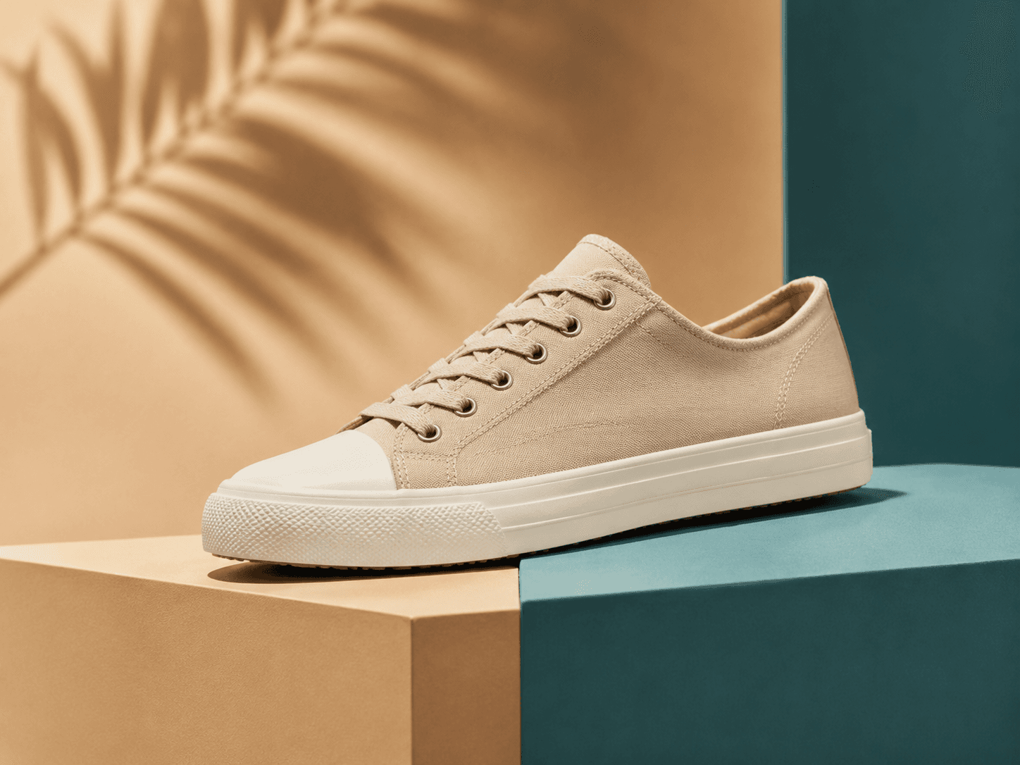 Canvas low-top studio scene